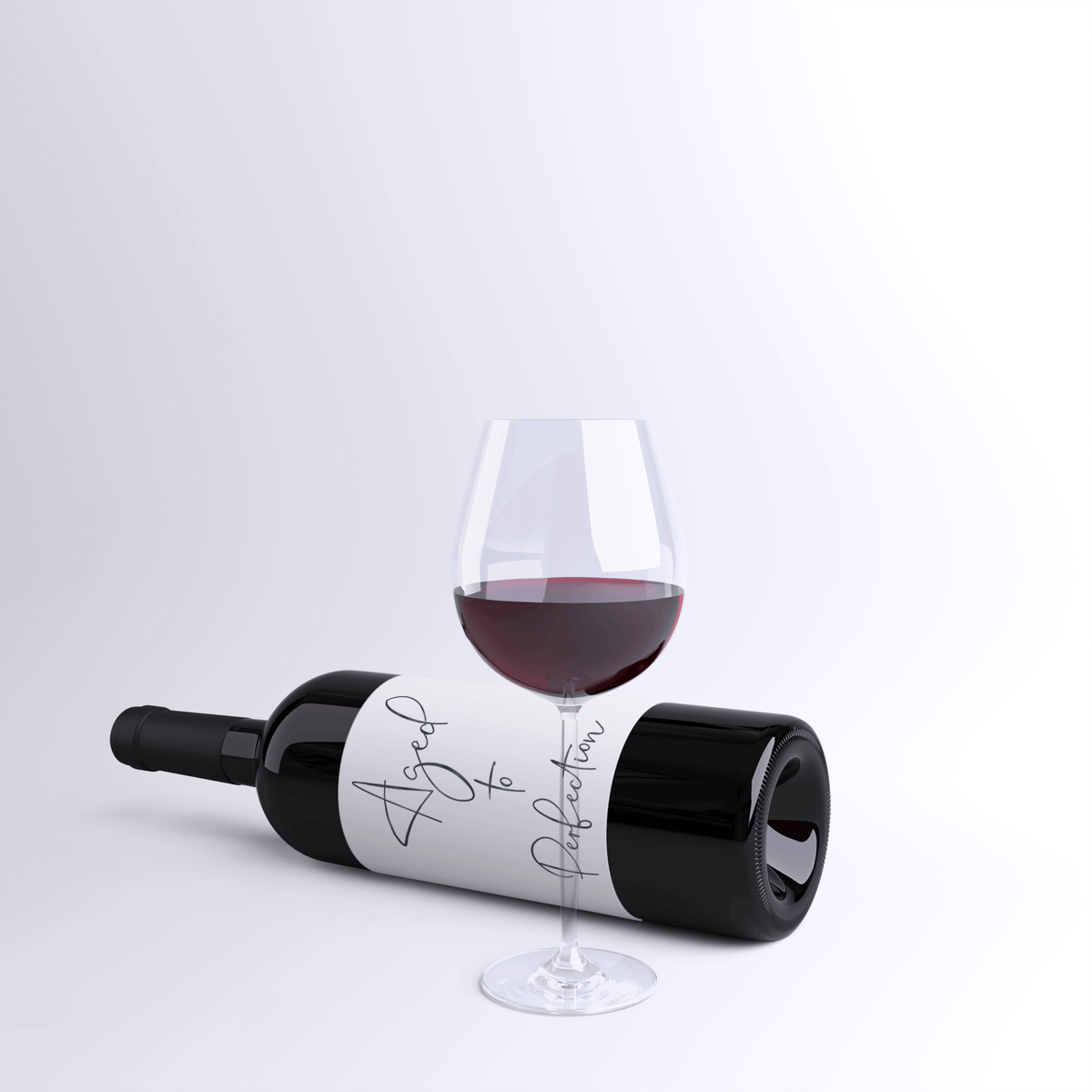 Fifty and Fab 50th Birthday Wine Labels, Pack of 4