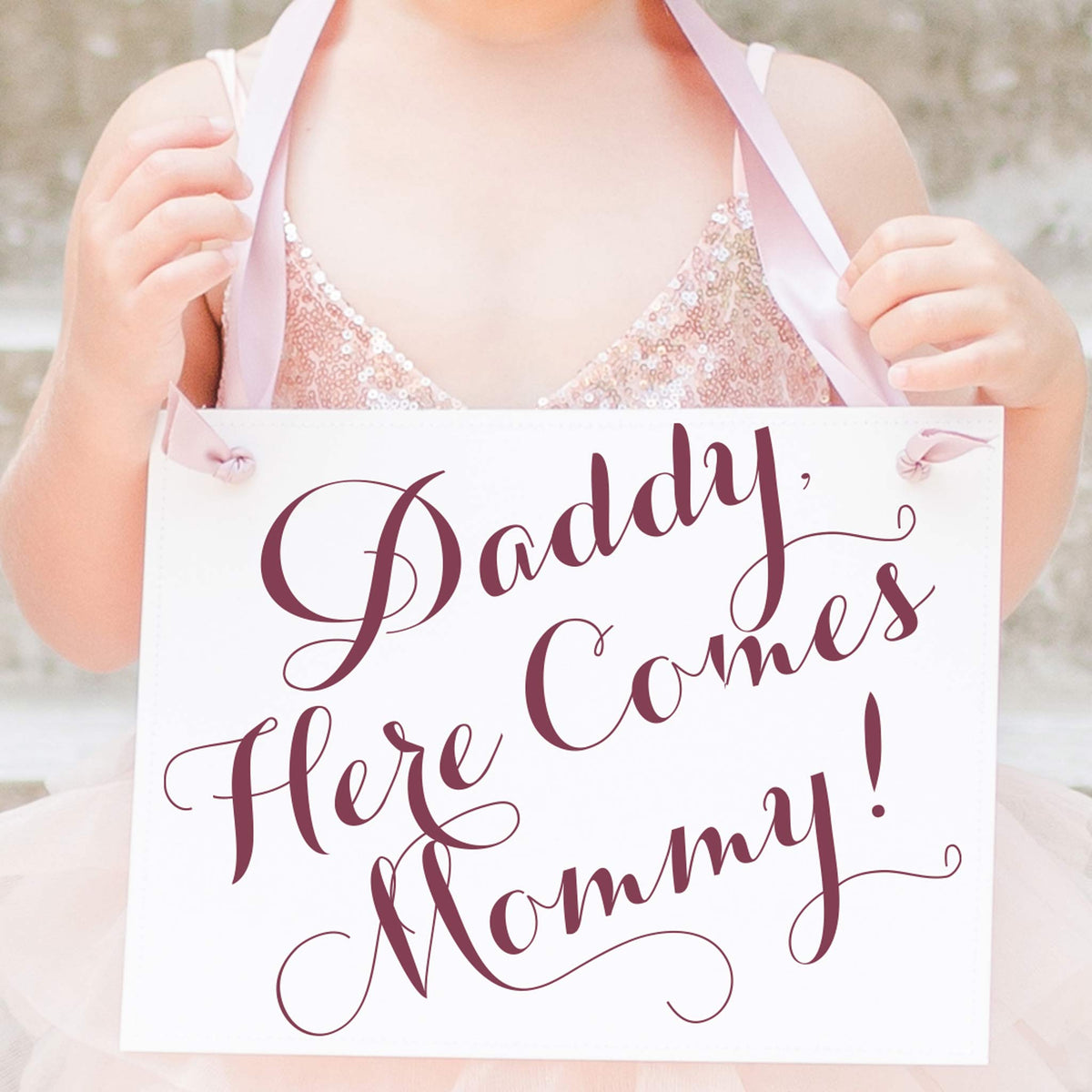 Daddy, Here Comes Mommy Sign