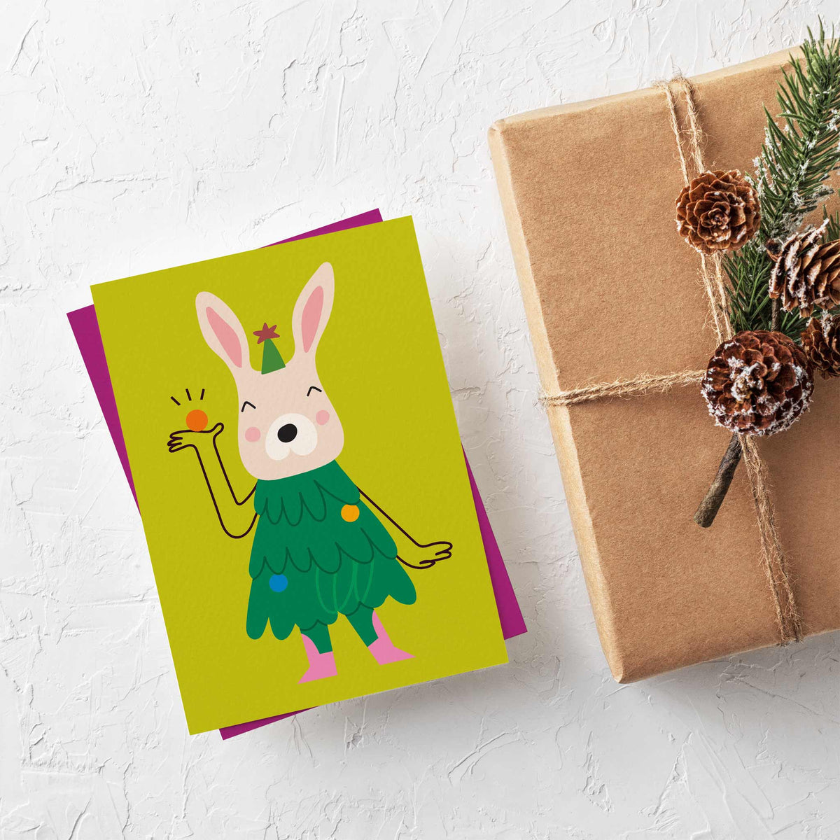 Holiday Cards with Cute Animals, Set of 24
