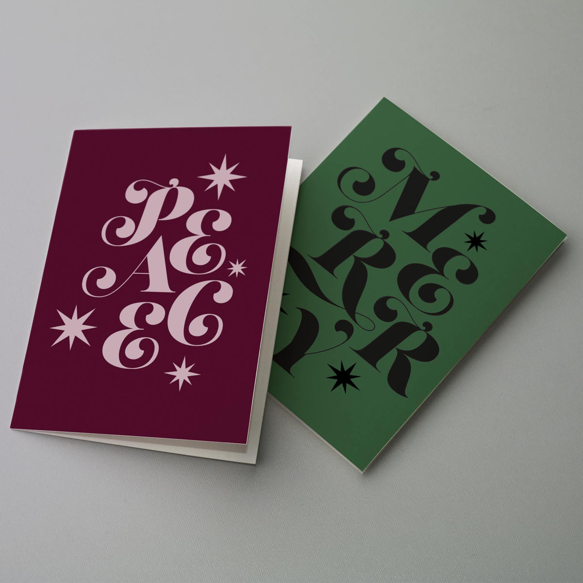 Christmas Greeting Cards, Set of 24