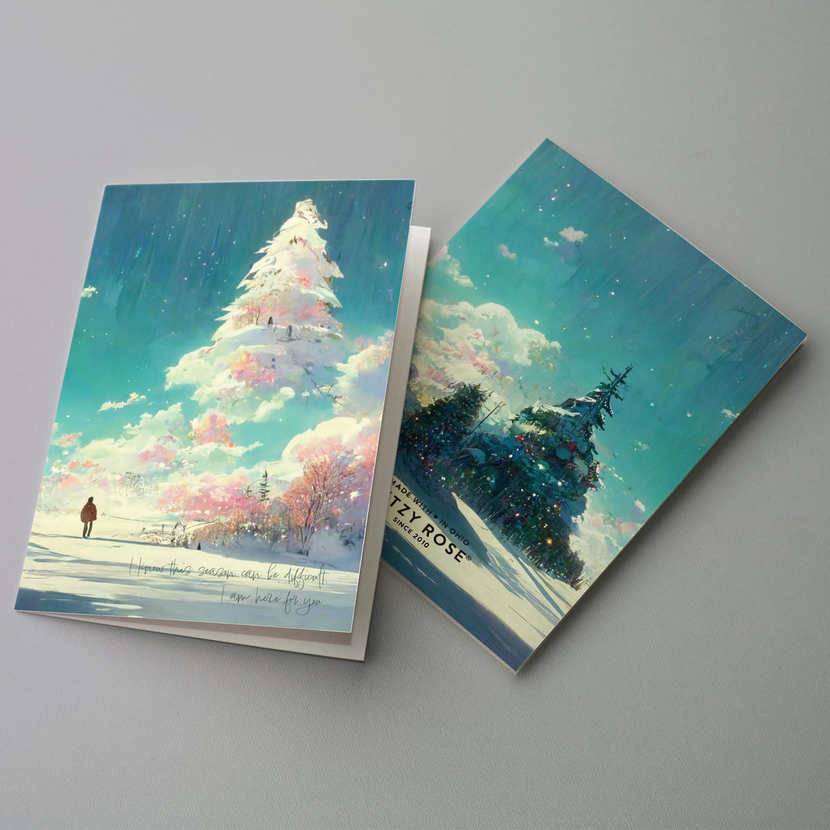 Sympathy Holiday Greeting Cards, Set of 24