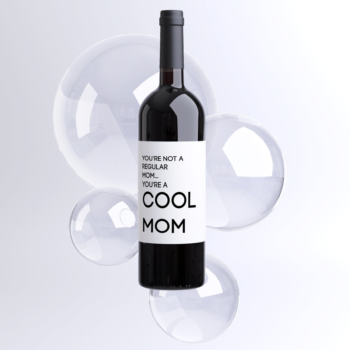Cool Mom Wine Label