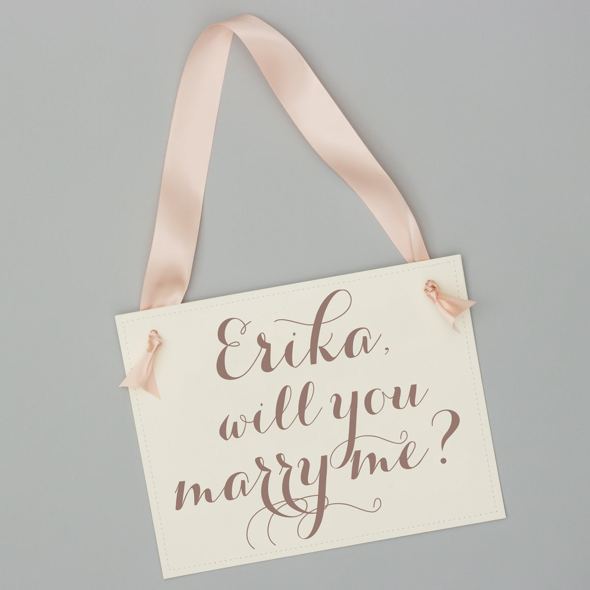Personalized Will You Marry Me Banner