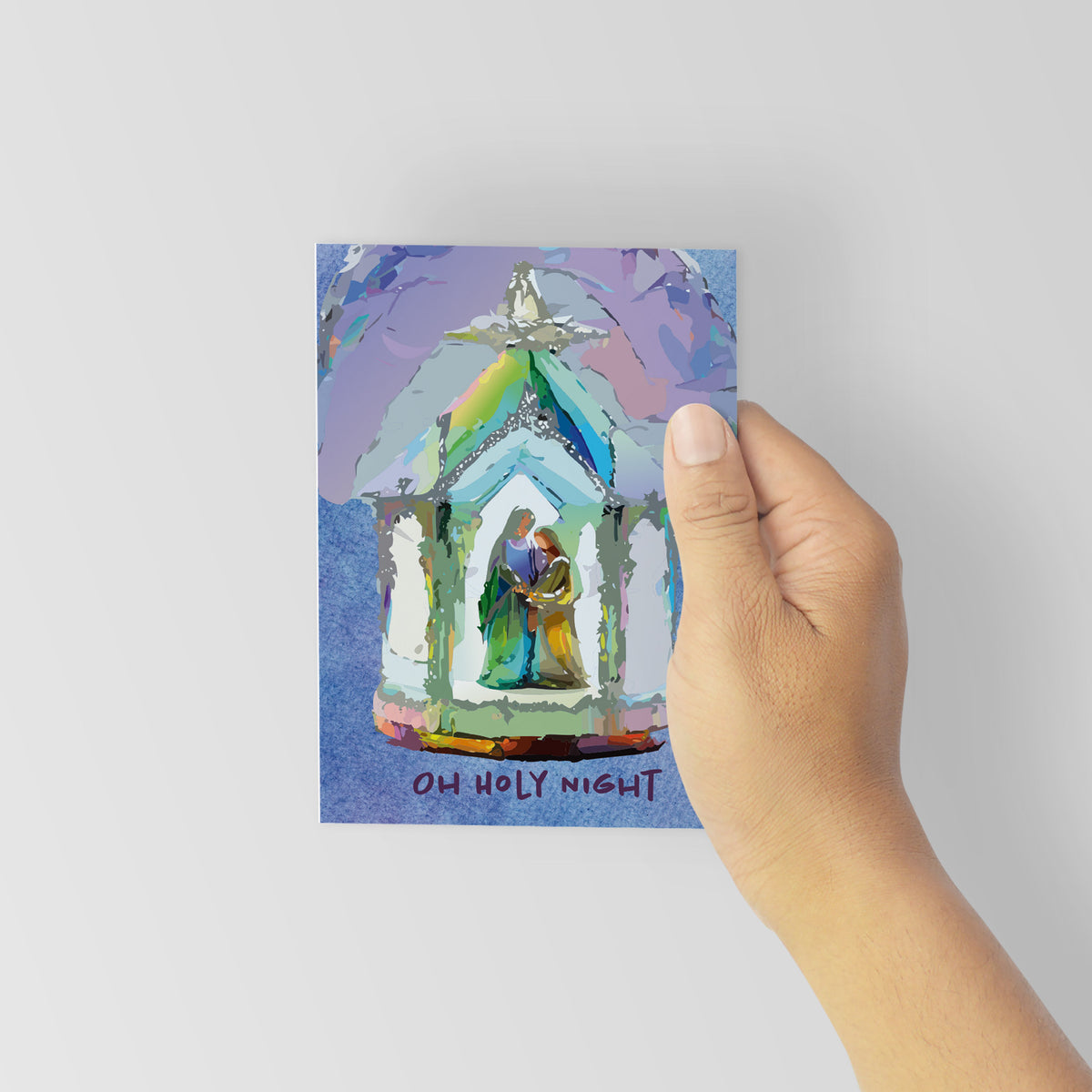 Nativity Scene Christmas Cards, Set of 24
