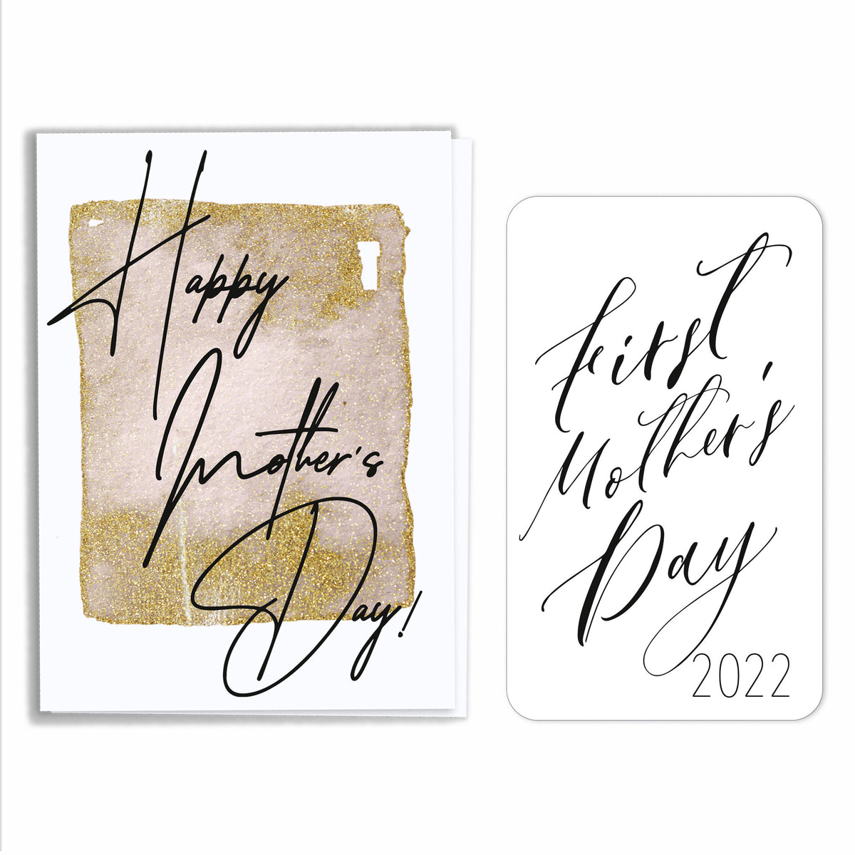 First Mother's Day Wine Label and Card