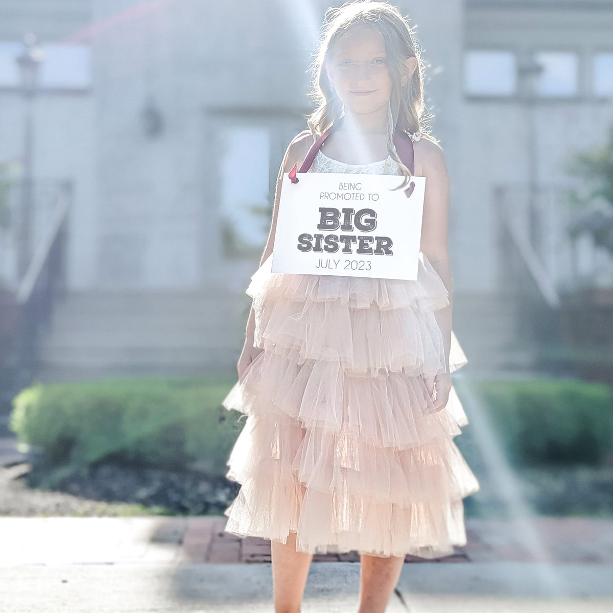 Big Sister Promotion Sign