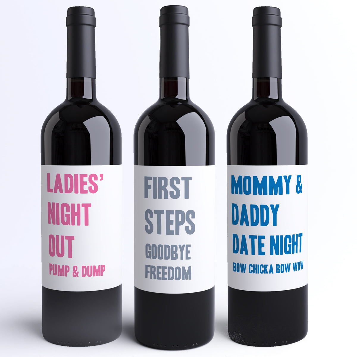 Mommy Milestone Wine Labels, Pack of 9
