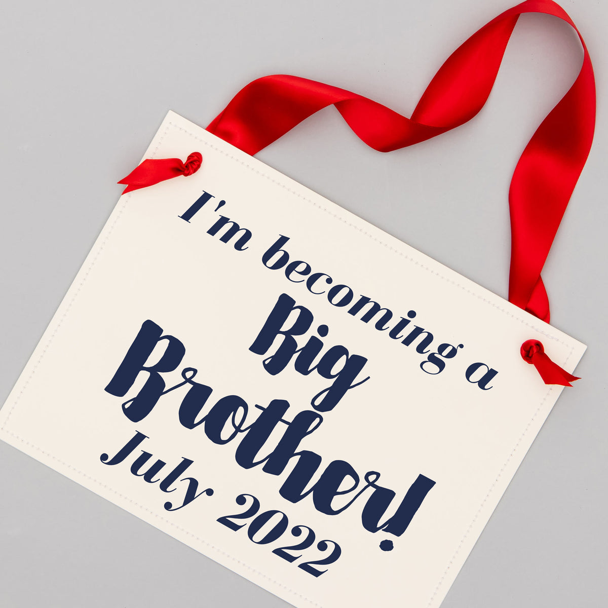 I'm Becoming a Big Brother Sign