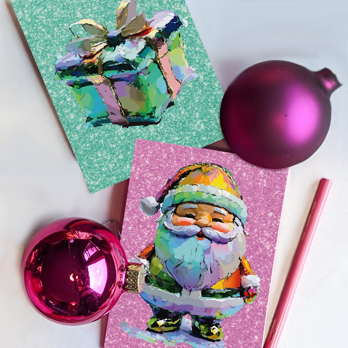 Christmas Icon Greeting Cards, Set of 24