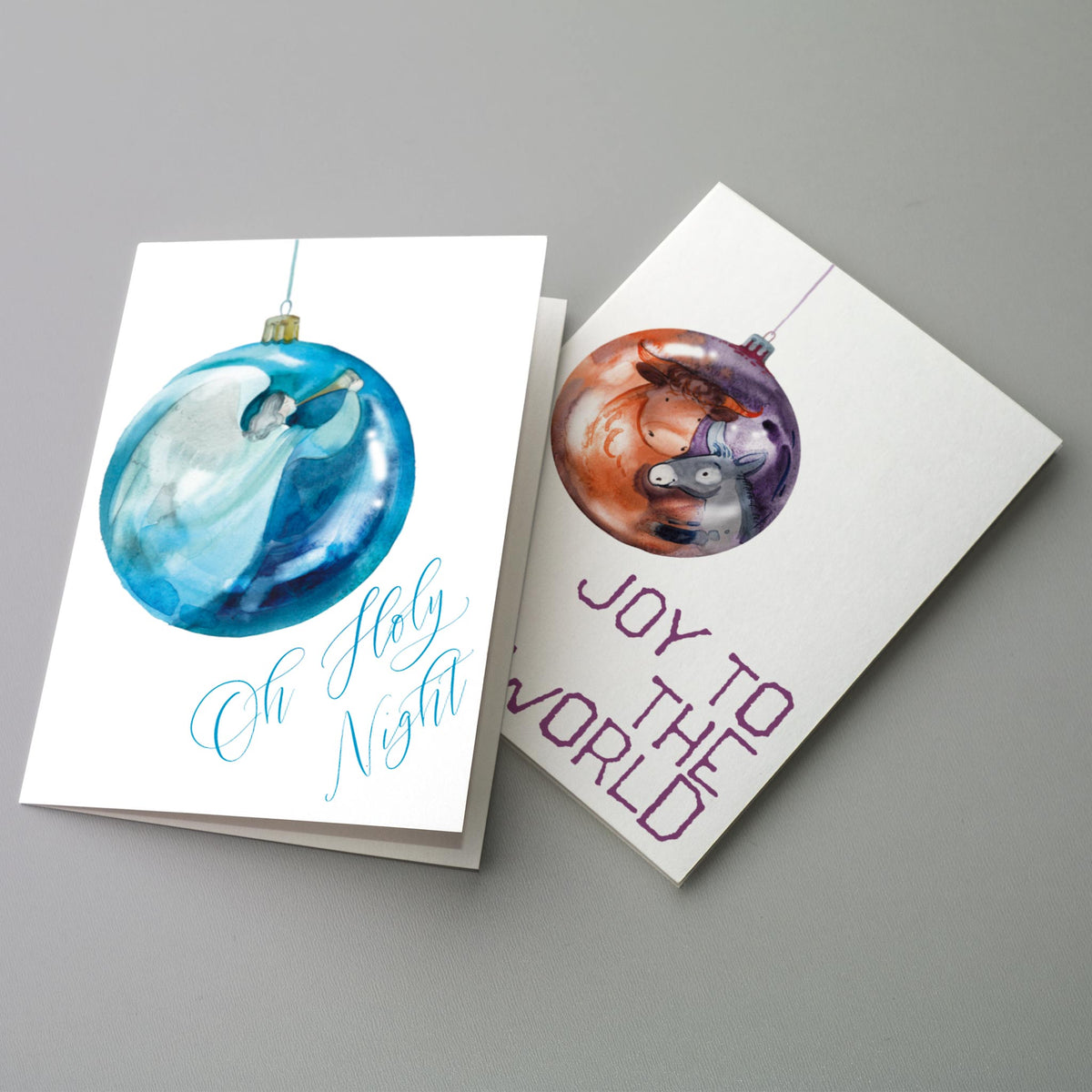 Traditional Religious Christmas Greeting Cards, Set of 24