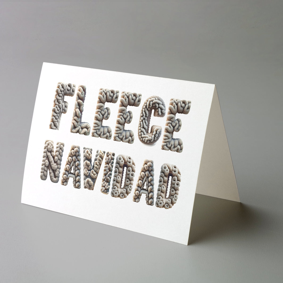Fleece Navidad Christmas Cards, Set of 24