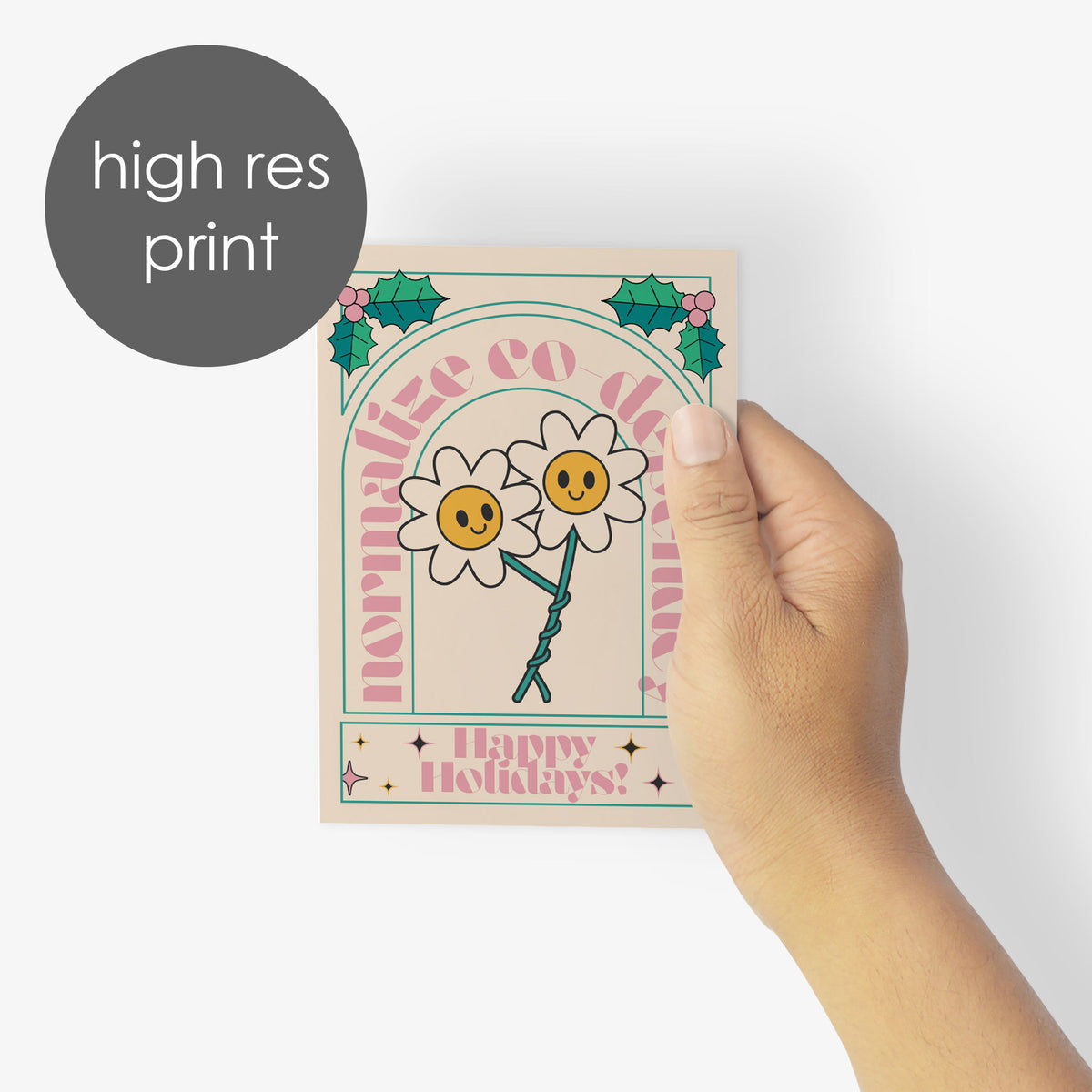Disco Vibes Christmas Cards, Set of 24