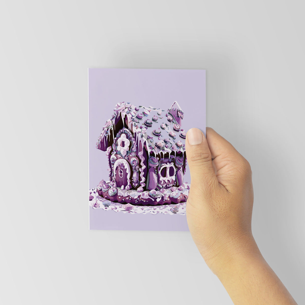 Gingerbread House Christmas Cards, Set of 24