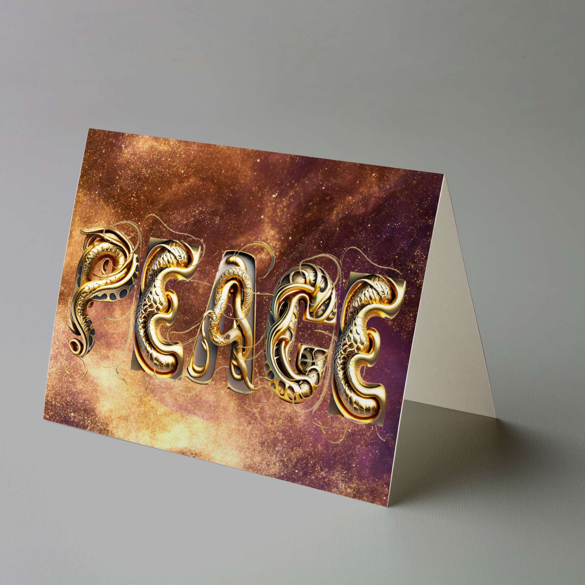 Cosmic Serpent Christmas Cards, Set of 24