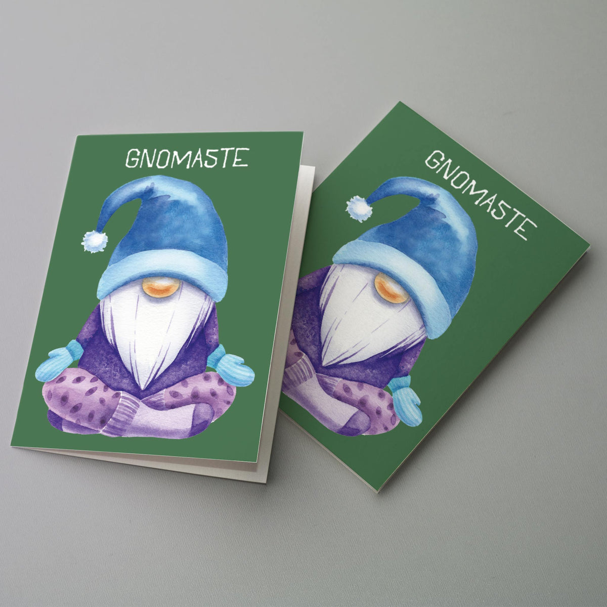 Gnomaste Holiday Greeting Cards, Set of 24