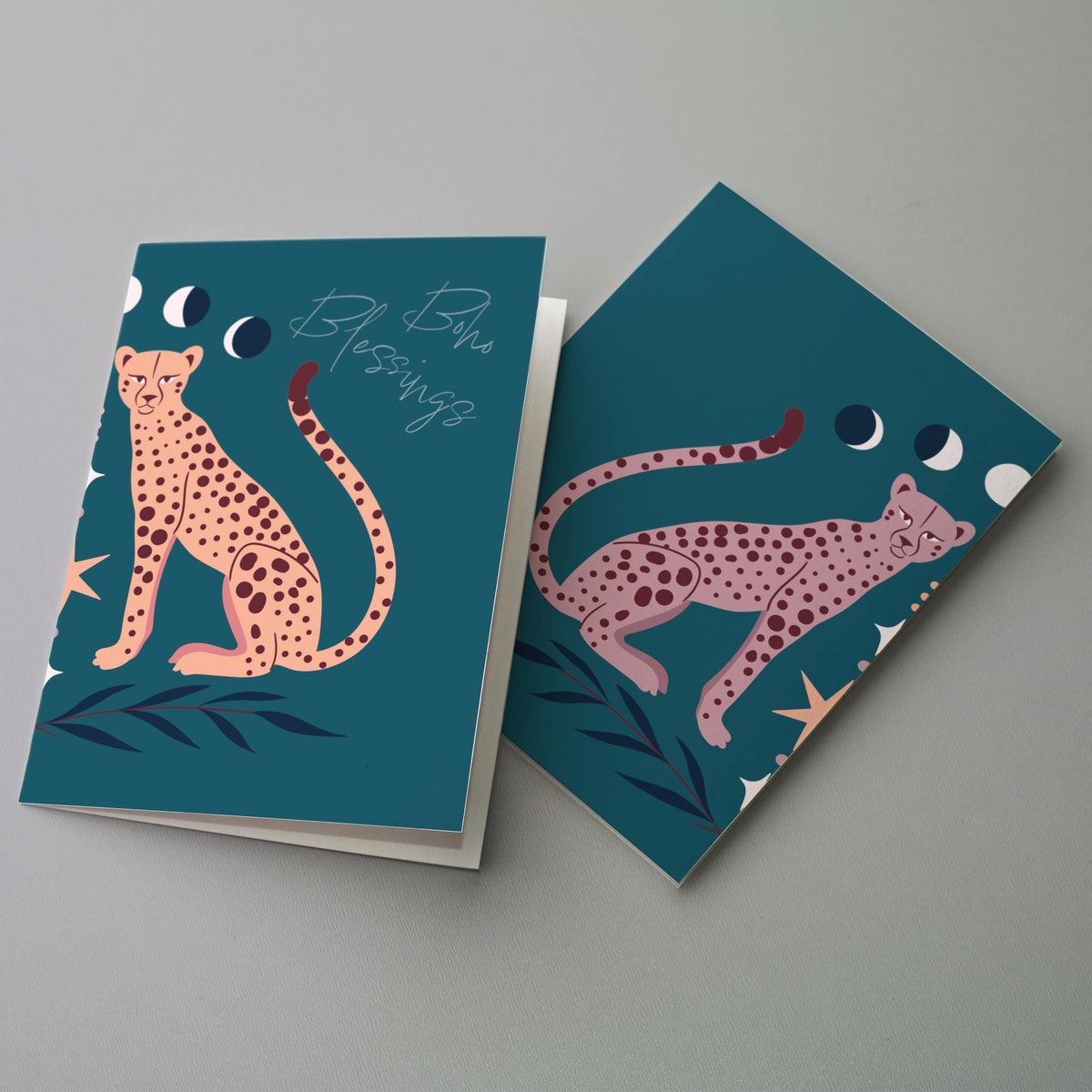 Boho Magic Christmas Cards, Set of 24