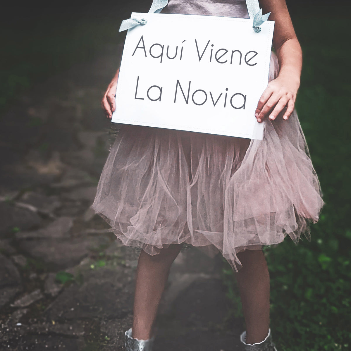 Aquí Viene La Novia Sign