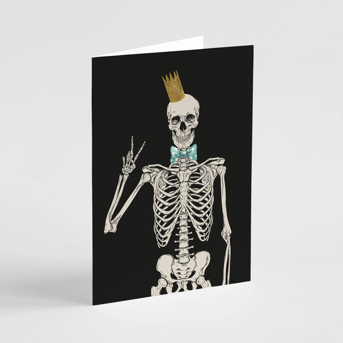 Skeleton Greeting Cards, Set of 24