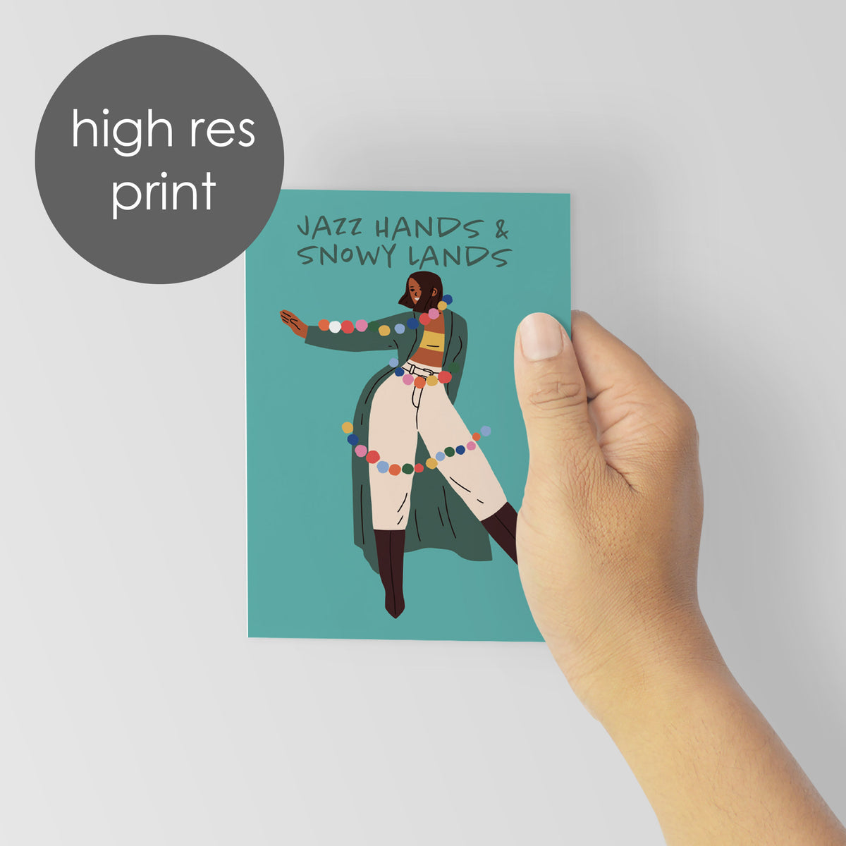 Hip-Hop Holiday Greeting Cards, Set of 24