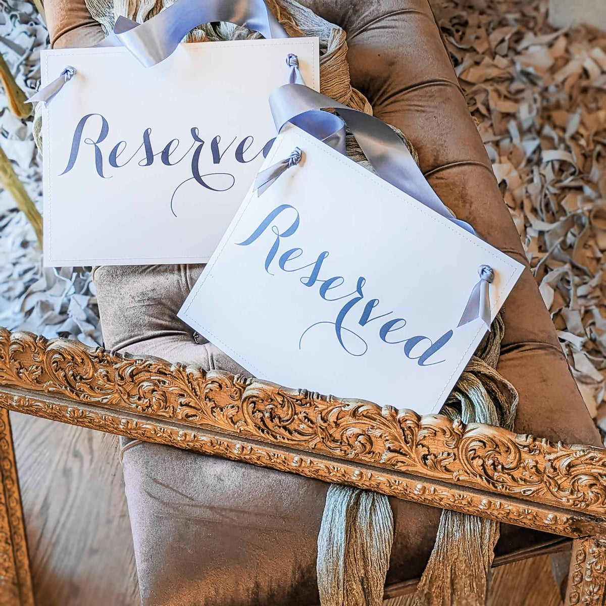 Reserved Signs, Set of 2