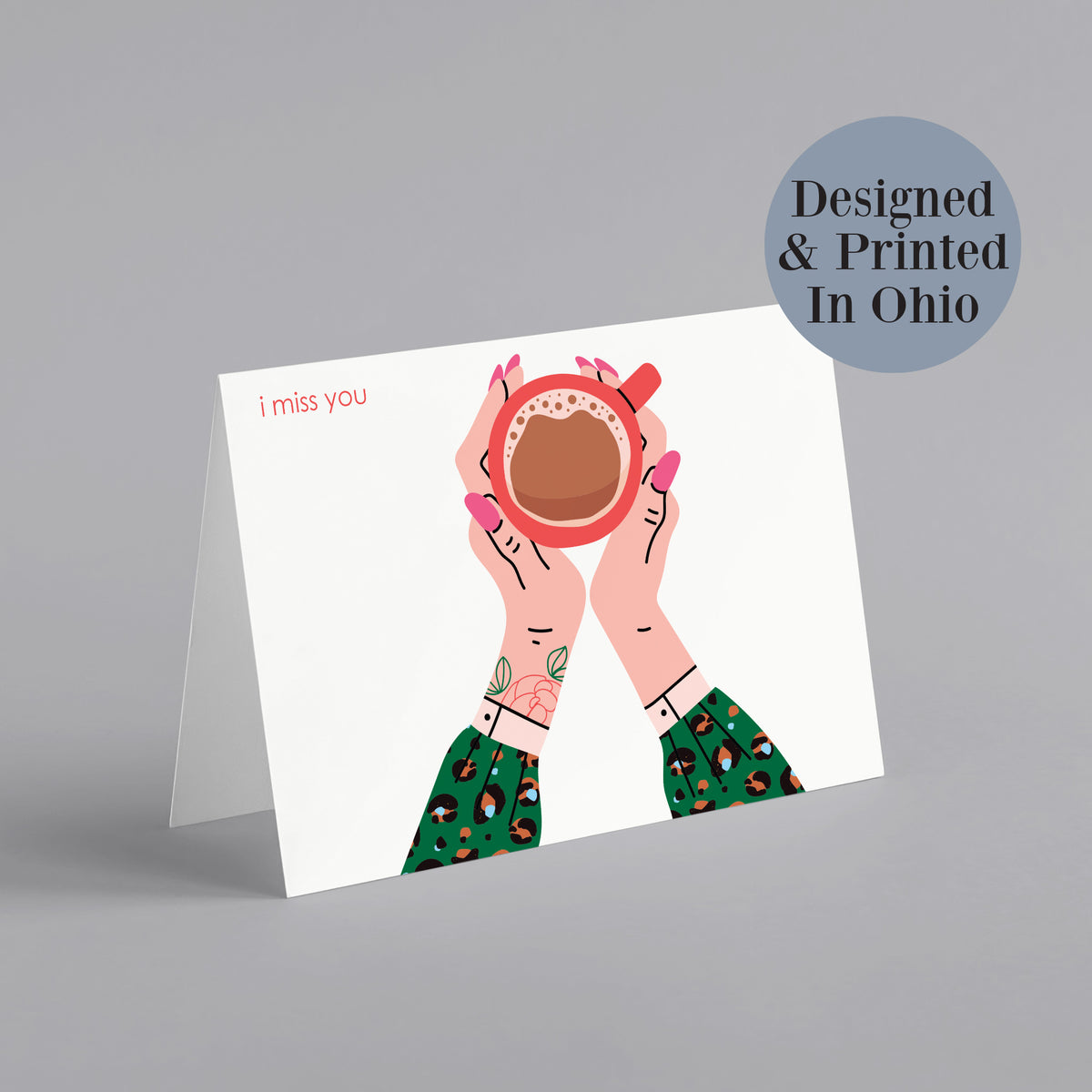 Coffee Is Better With Friends Greeting Cards, Set of 24