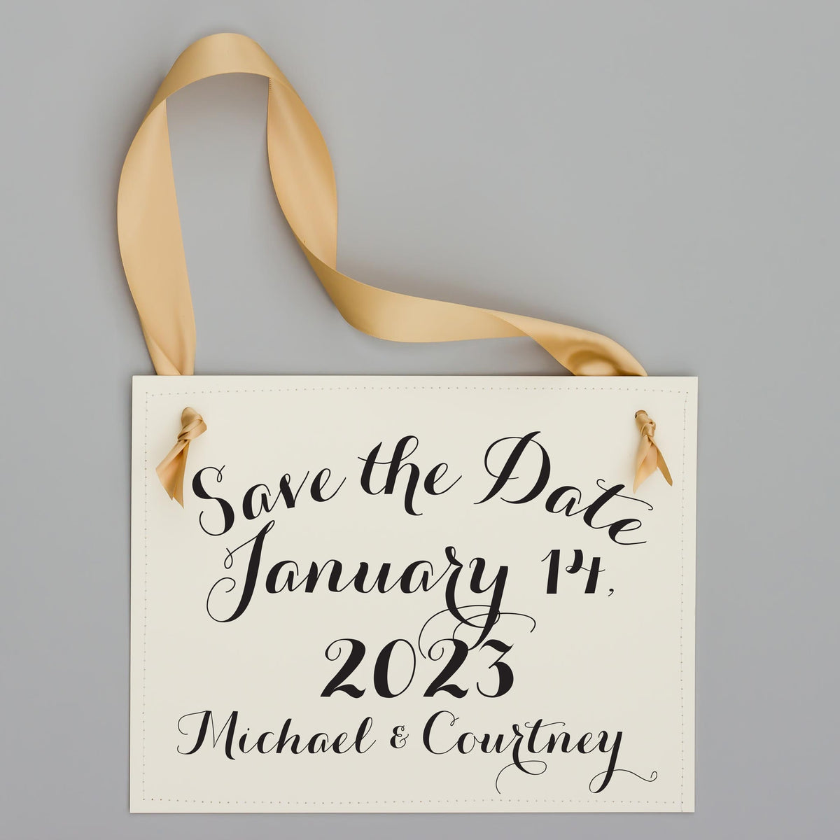 Save The Date Sign