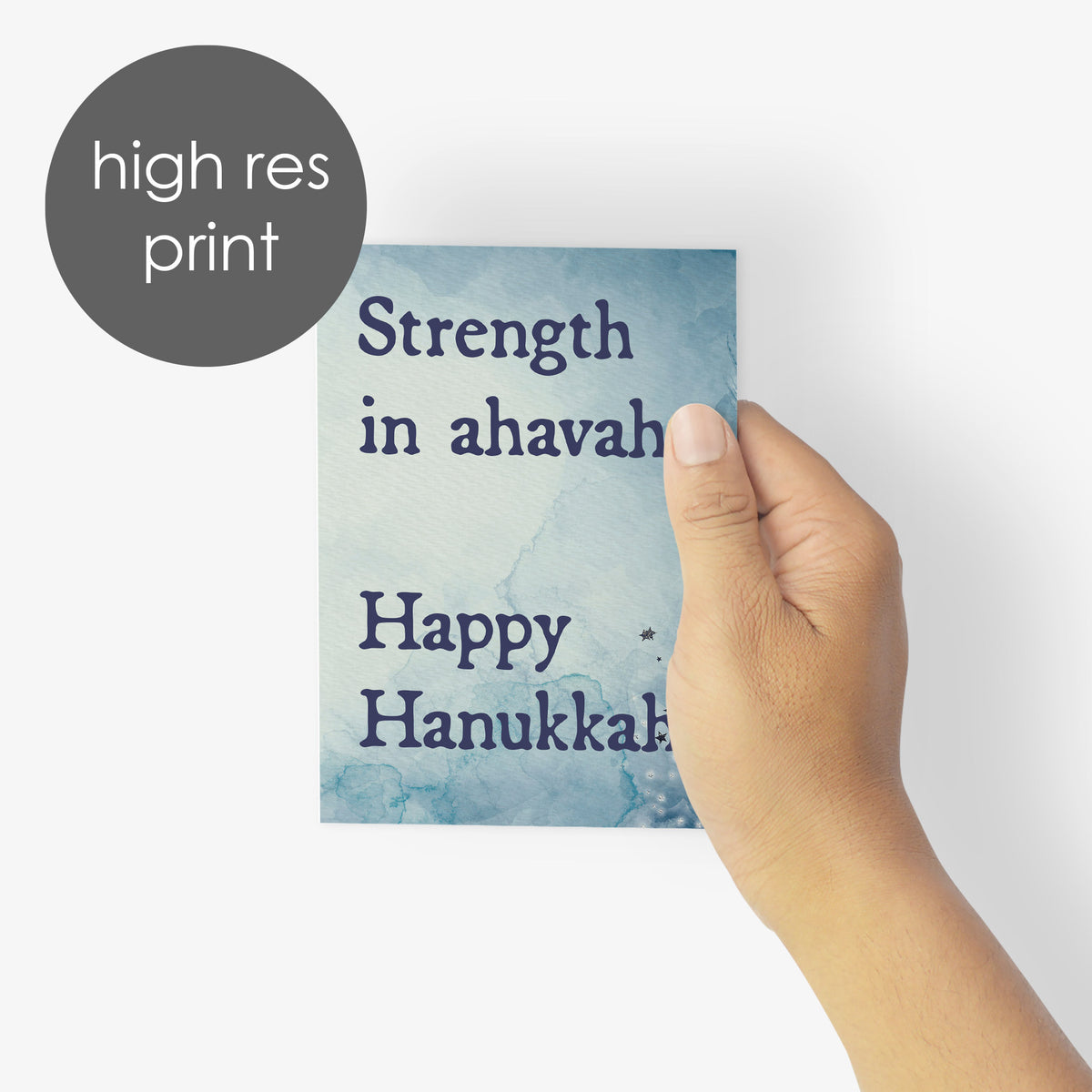 Hanukkah Greeting Cards, Set of 24