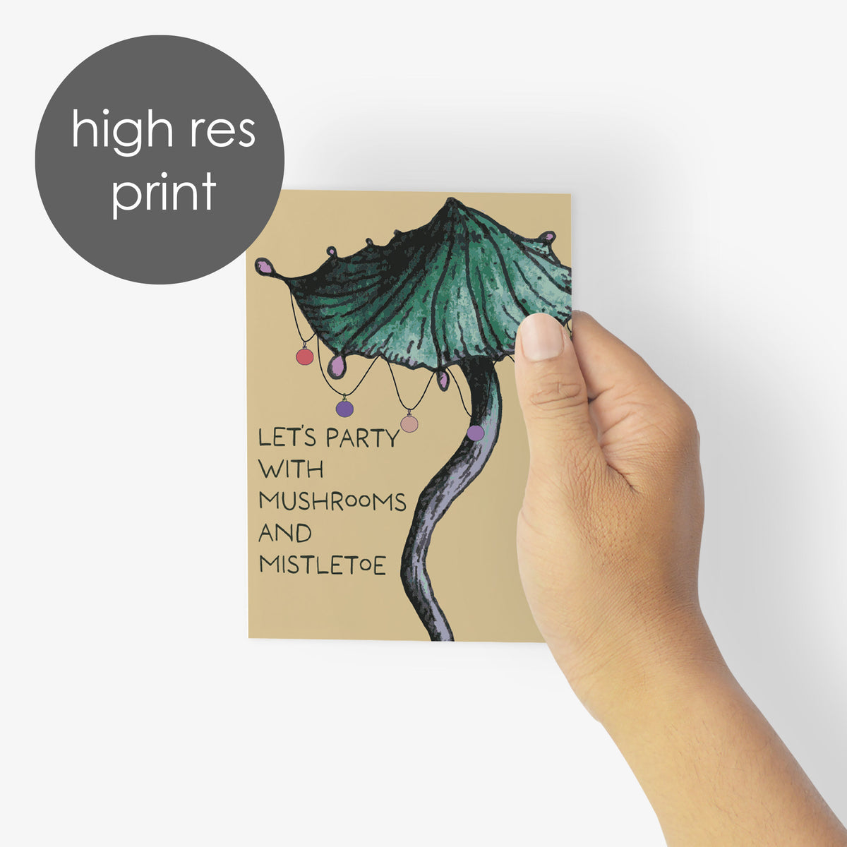 Magical Mushroom Greeting Cards, Set of 24