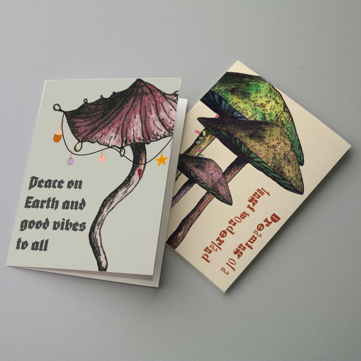 Magical Mushroom Greeting Cards, Set of 24