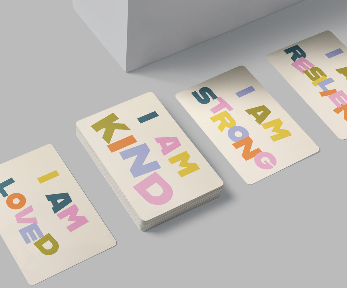 Children's Positive Affirmation Cards, Deck of 16