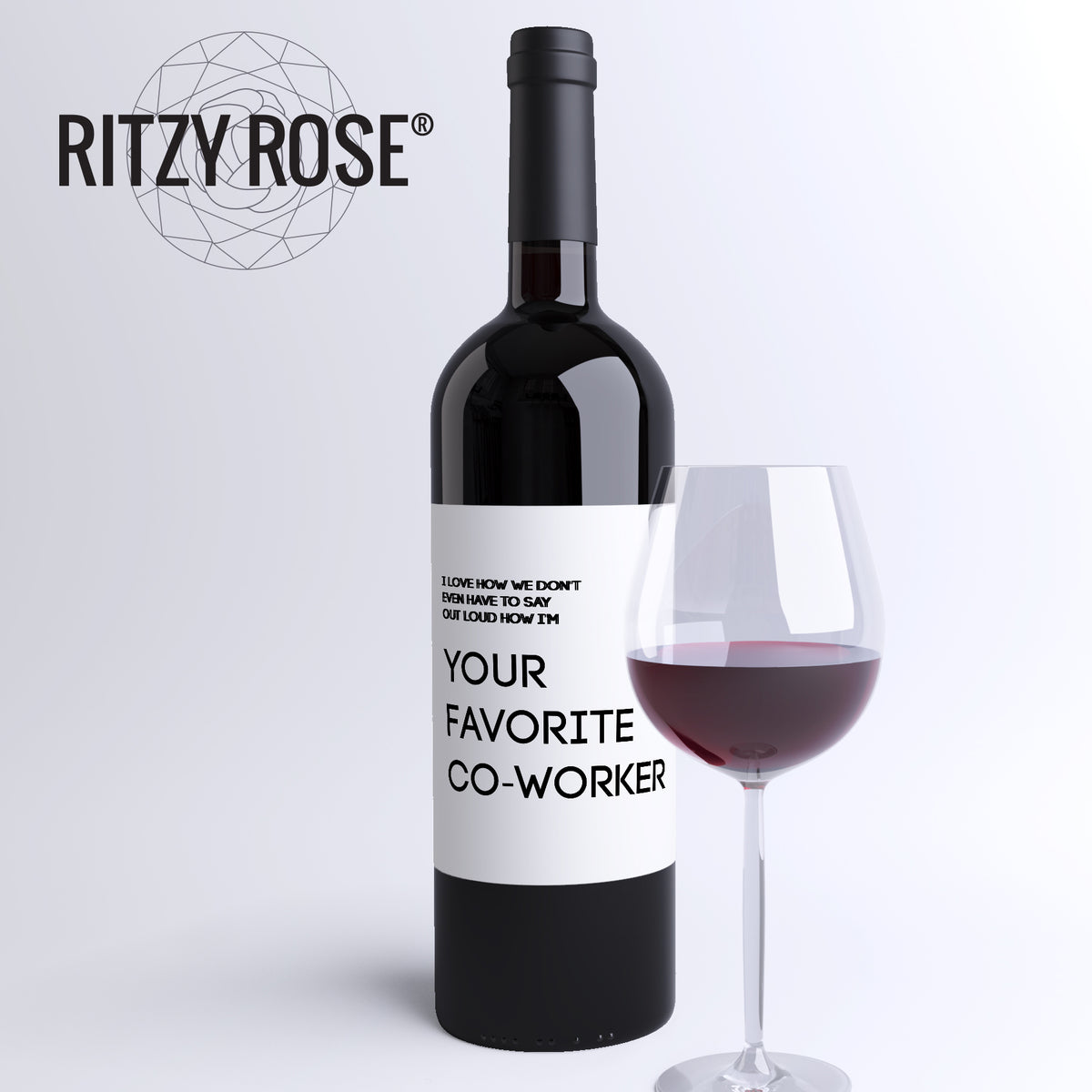 Favorite Co-Worker Wine Label