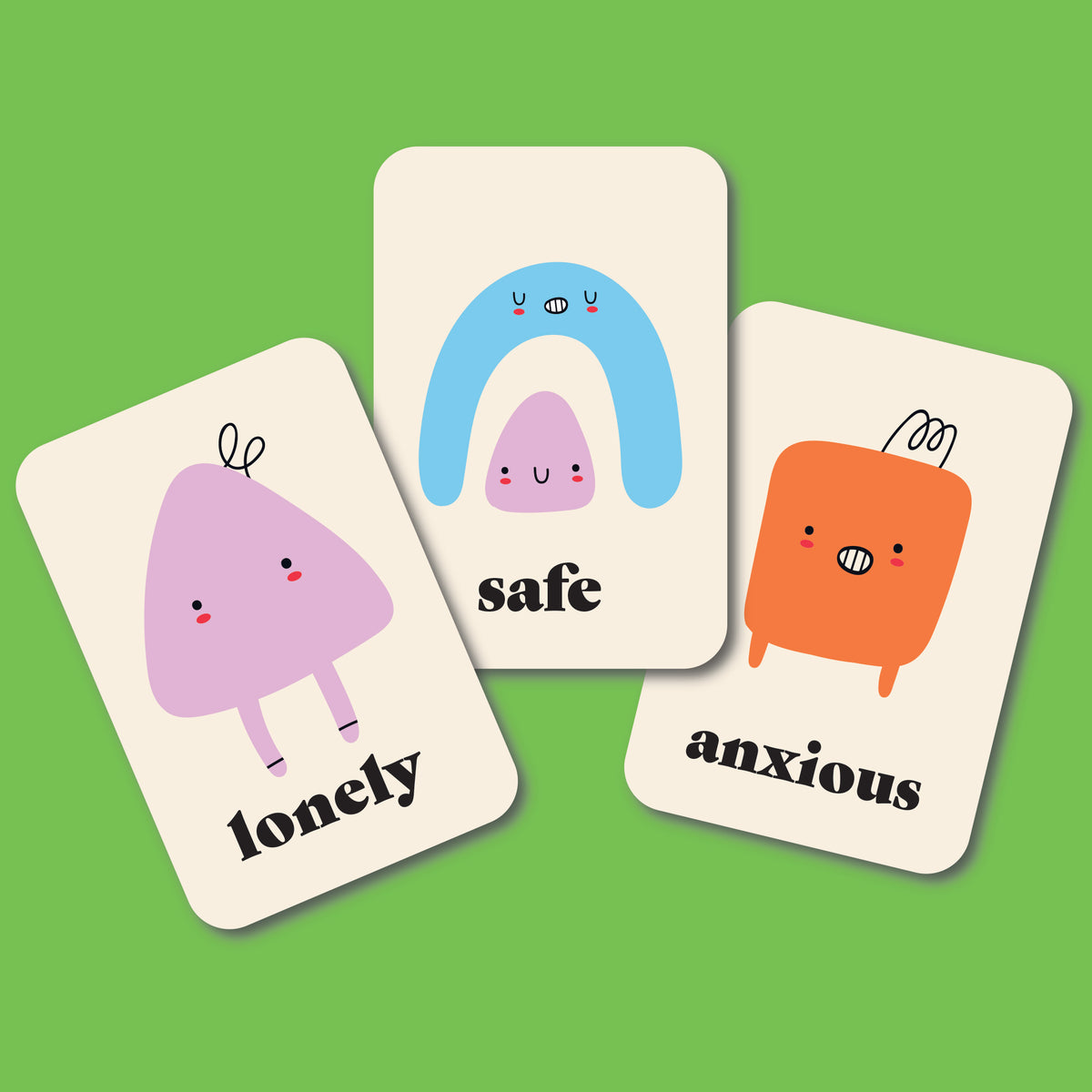 Emotion Cards for Kids, Educational Deck