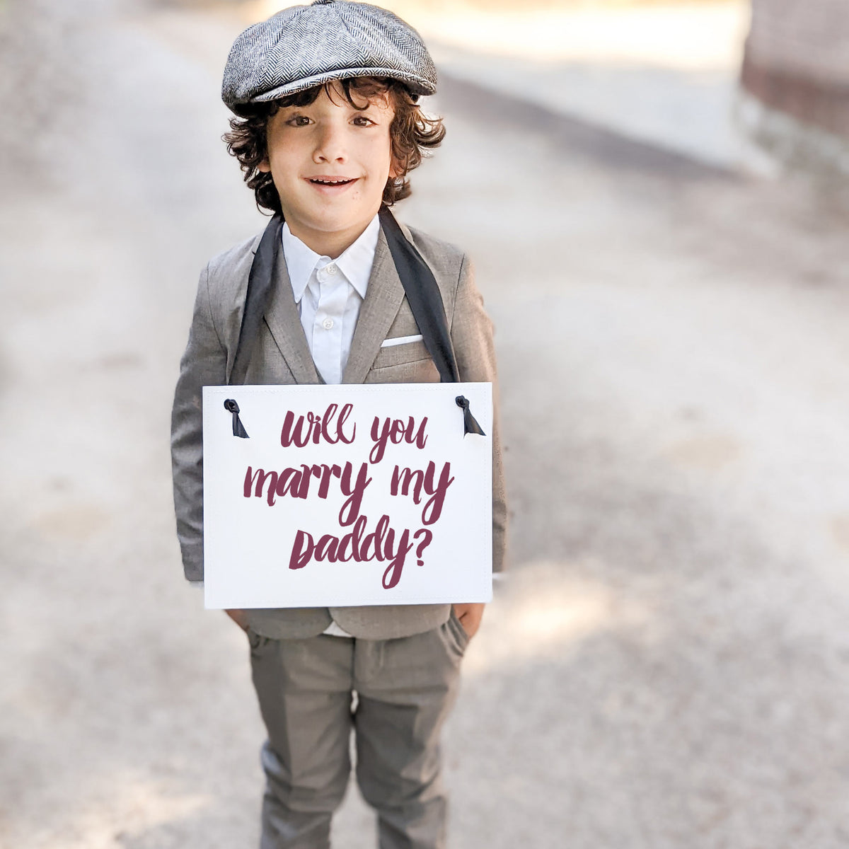 Will You Marry My Daddy? Proposal Banner