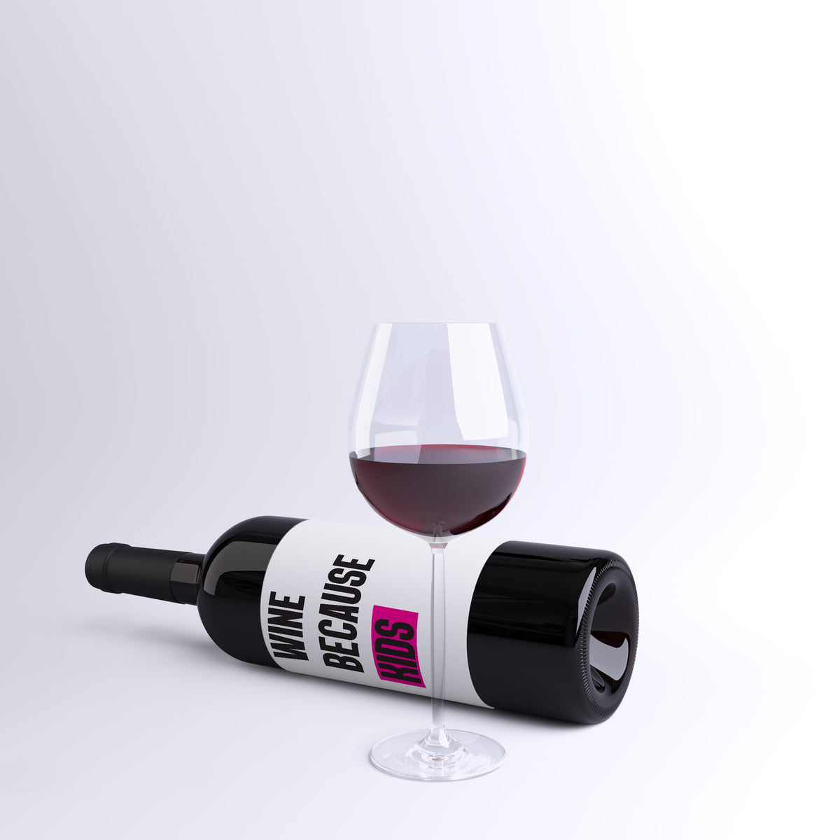 Funny Mom Life Wine Labels, Pack of 4