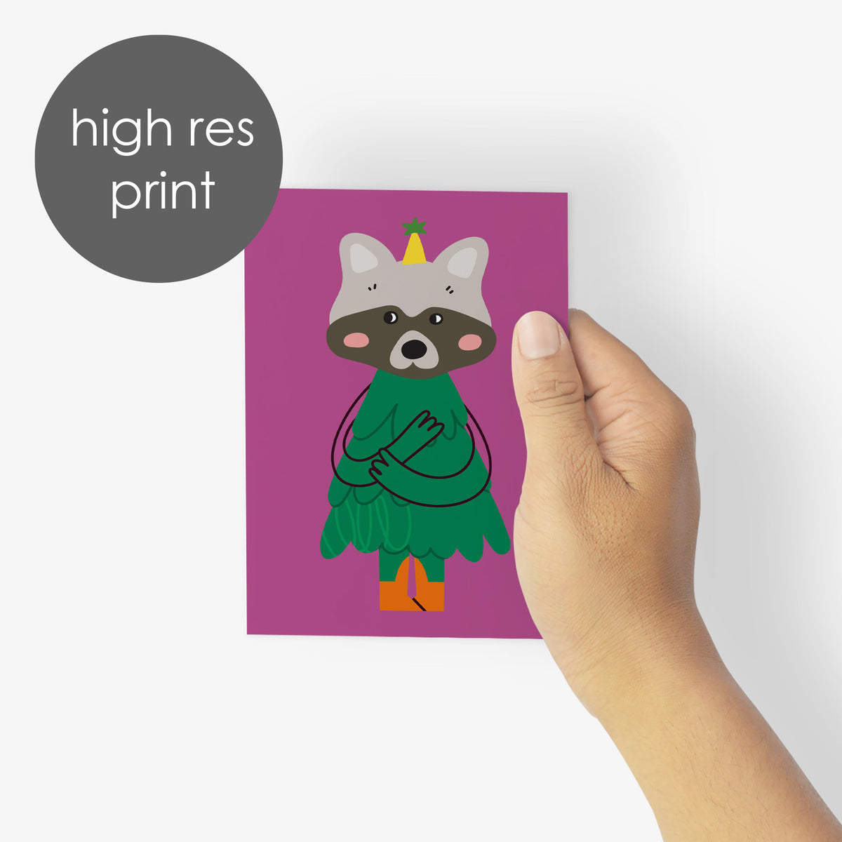 Holiday Cards with Cute Animals, Set of 24