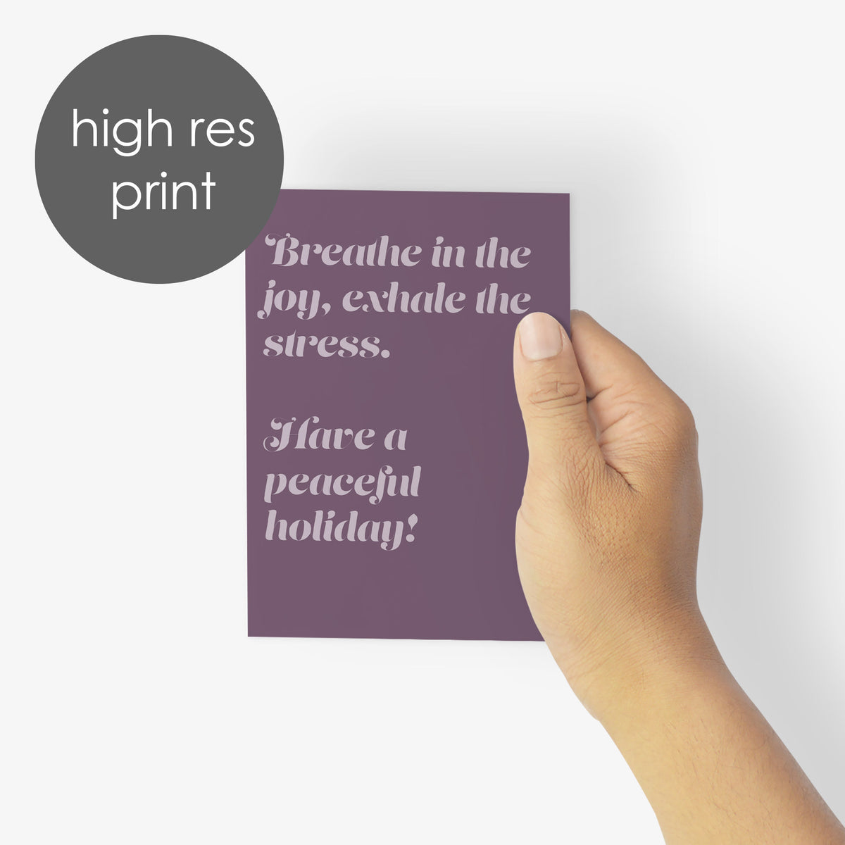 Supportive Therapy Holiday Greeting Cards, Set of 24