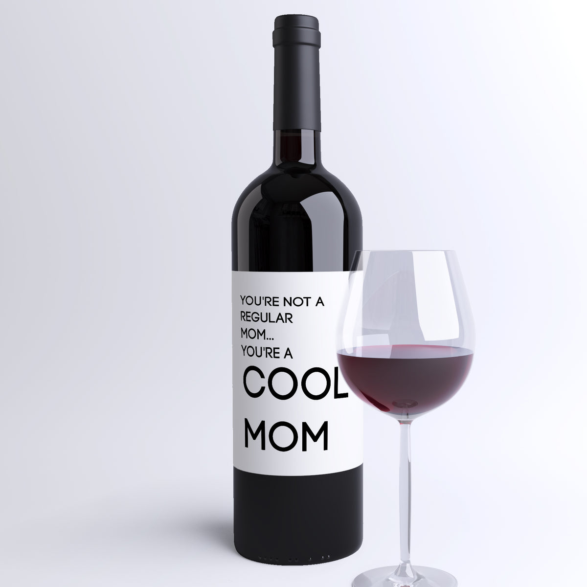 Cool Mom Wine Label