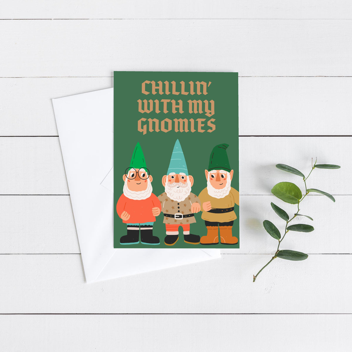Christmas card set including a shirtless tattooed Santa, meditating Santa, and dancing astronauts.