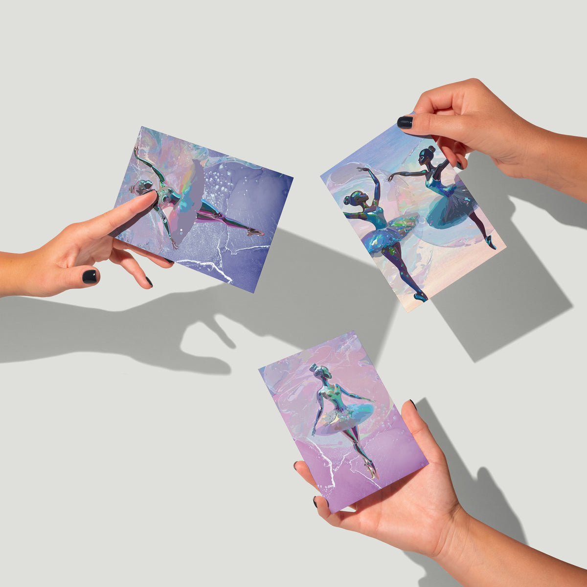 Ballerina Holiday Greeting Cards, Set of 24