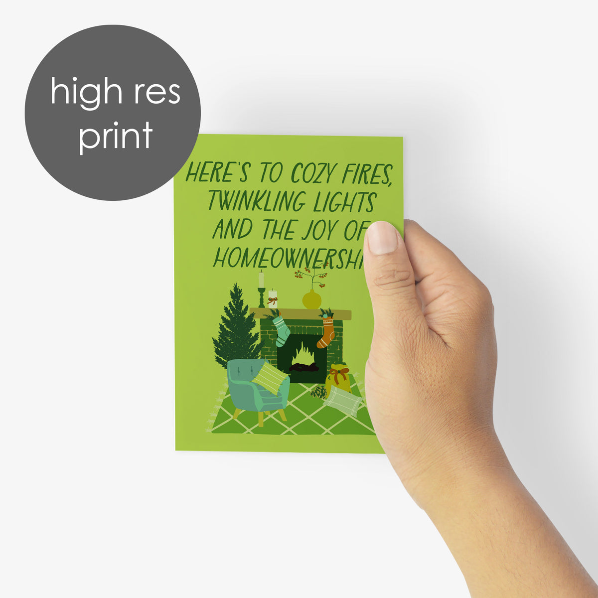 Real Estate Holiday Greeting Cards, Set of 24