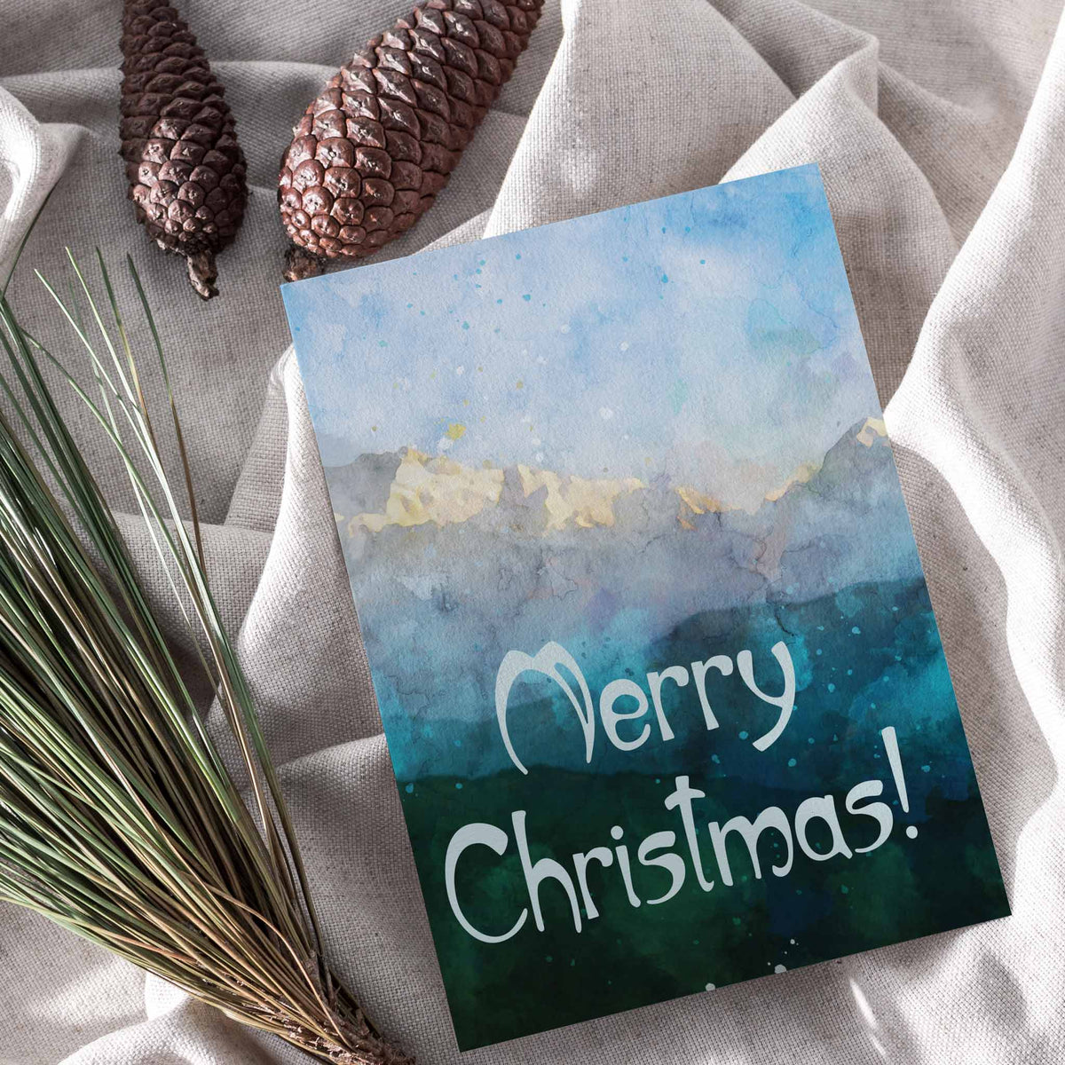 Merry Christmas & Feliz Navidad Greeting Cards, Set of 24