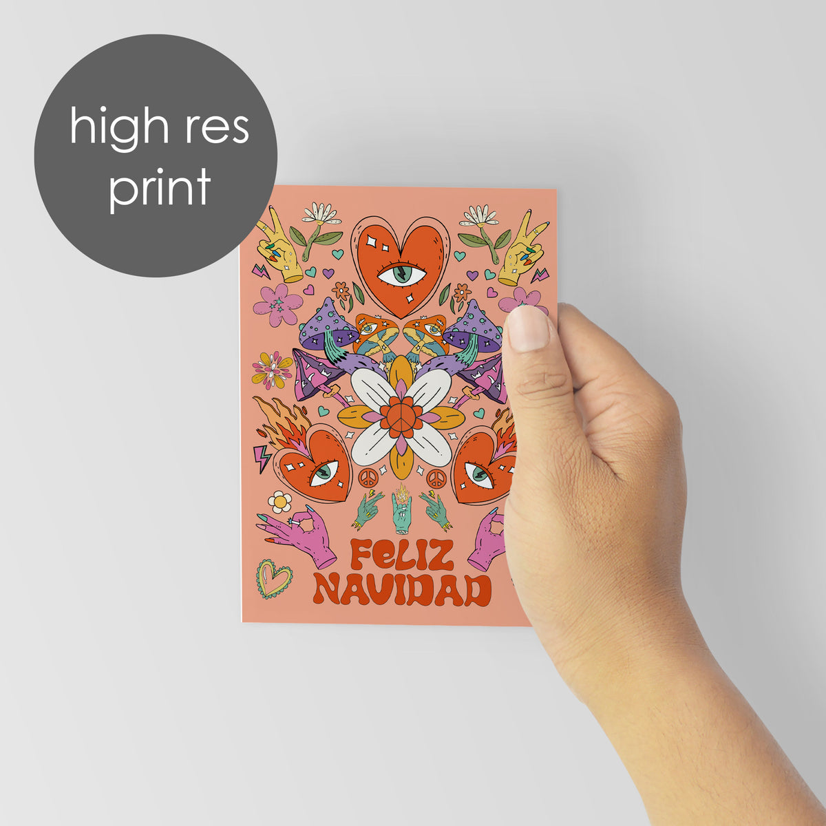 Esoteric Christmas Greeting Cards, Set of 24