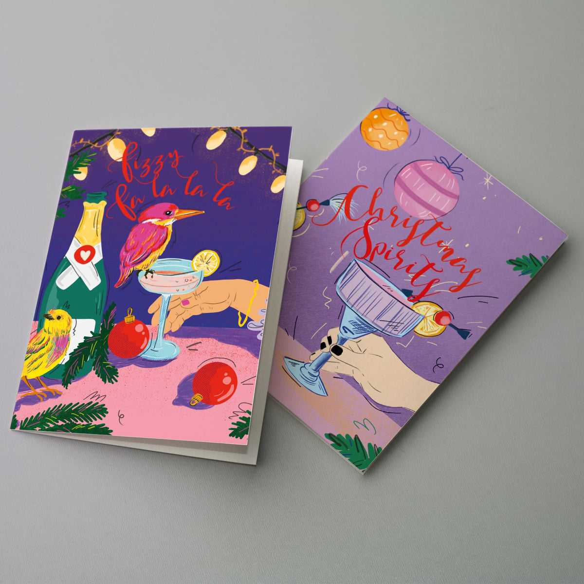 Holiday Cocktail Party Greeting Cards, Set of 24