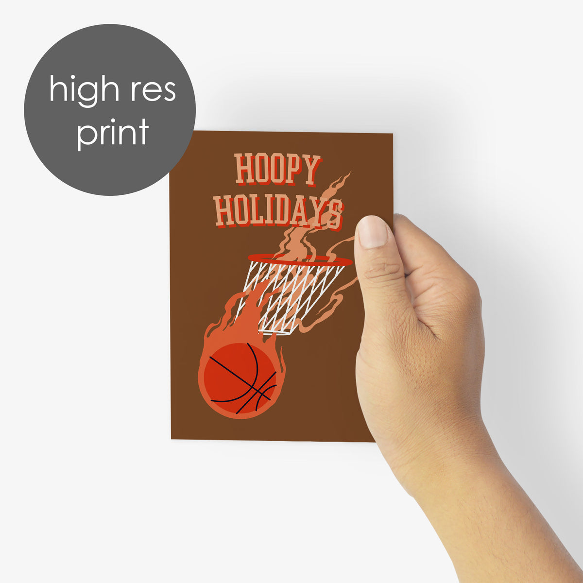 Basketball Christmas Cards, Set of 24