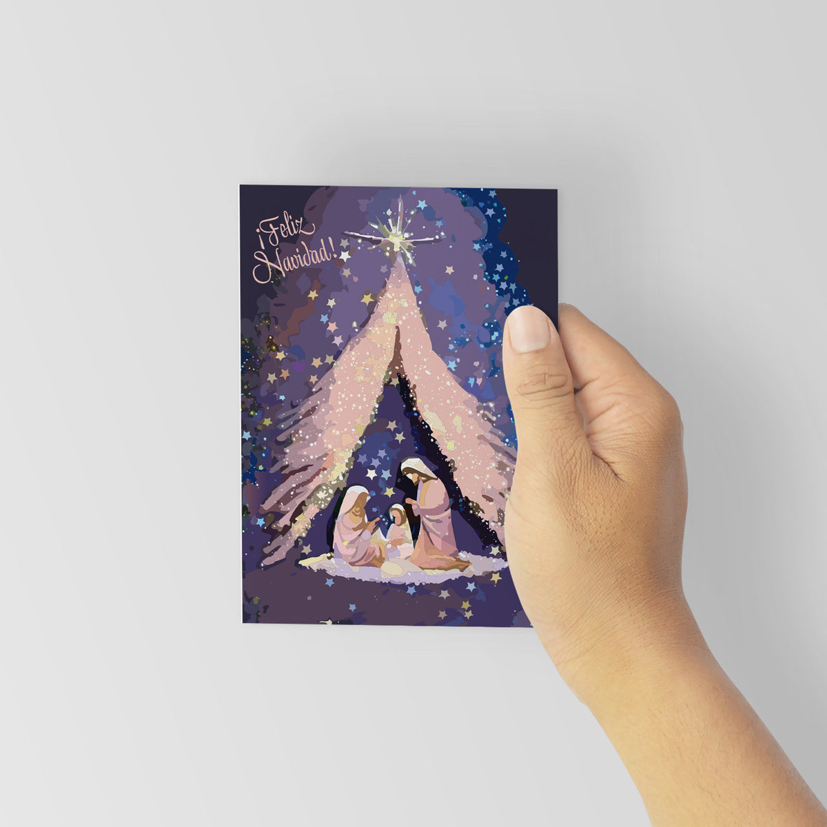 Nativity Scene Christmas Greeting Cards, Set of 24