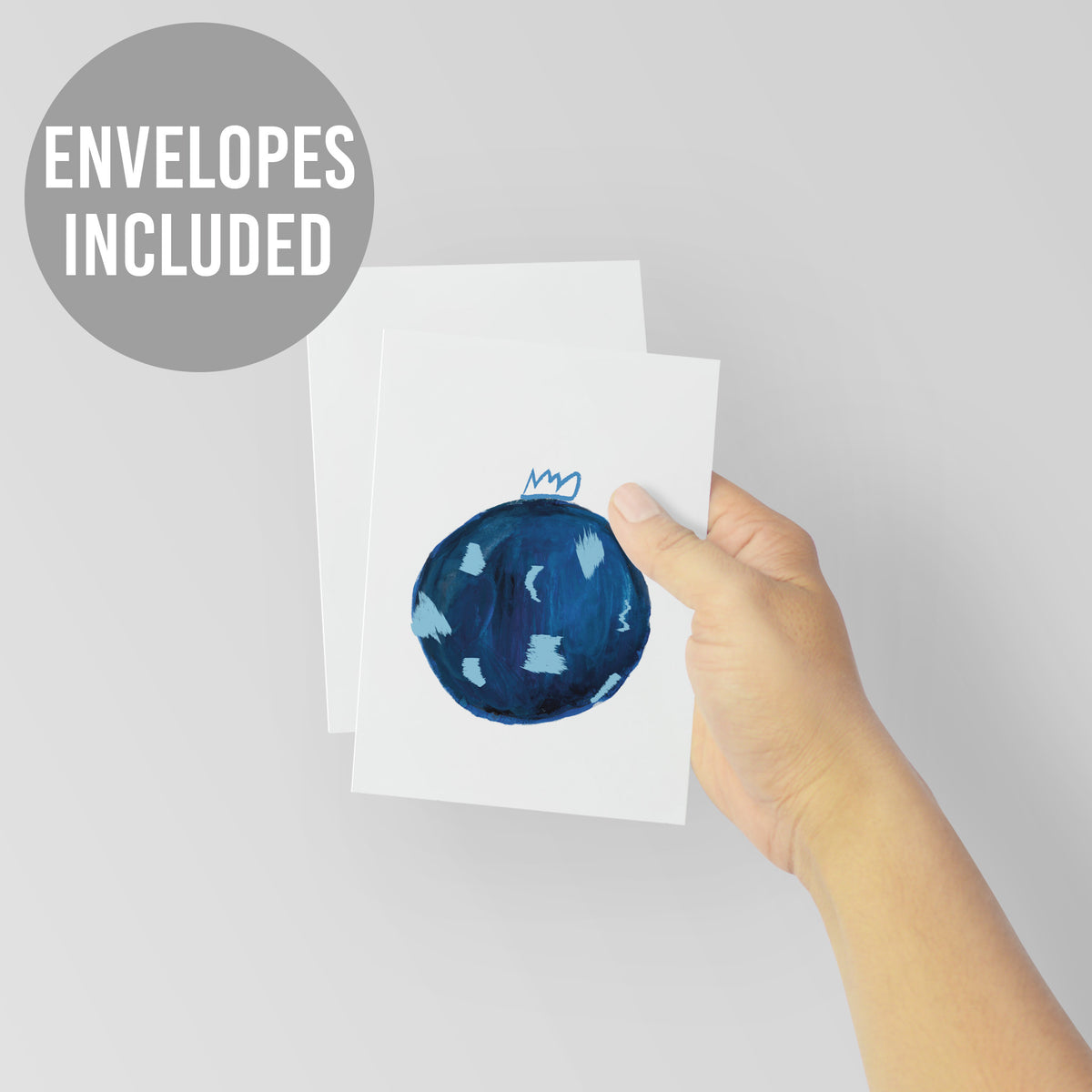 Boho Christmas Greeting Cards, Set of 24