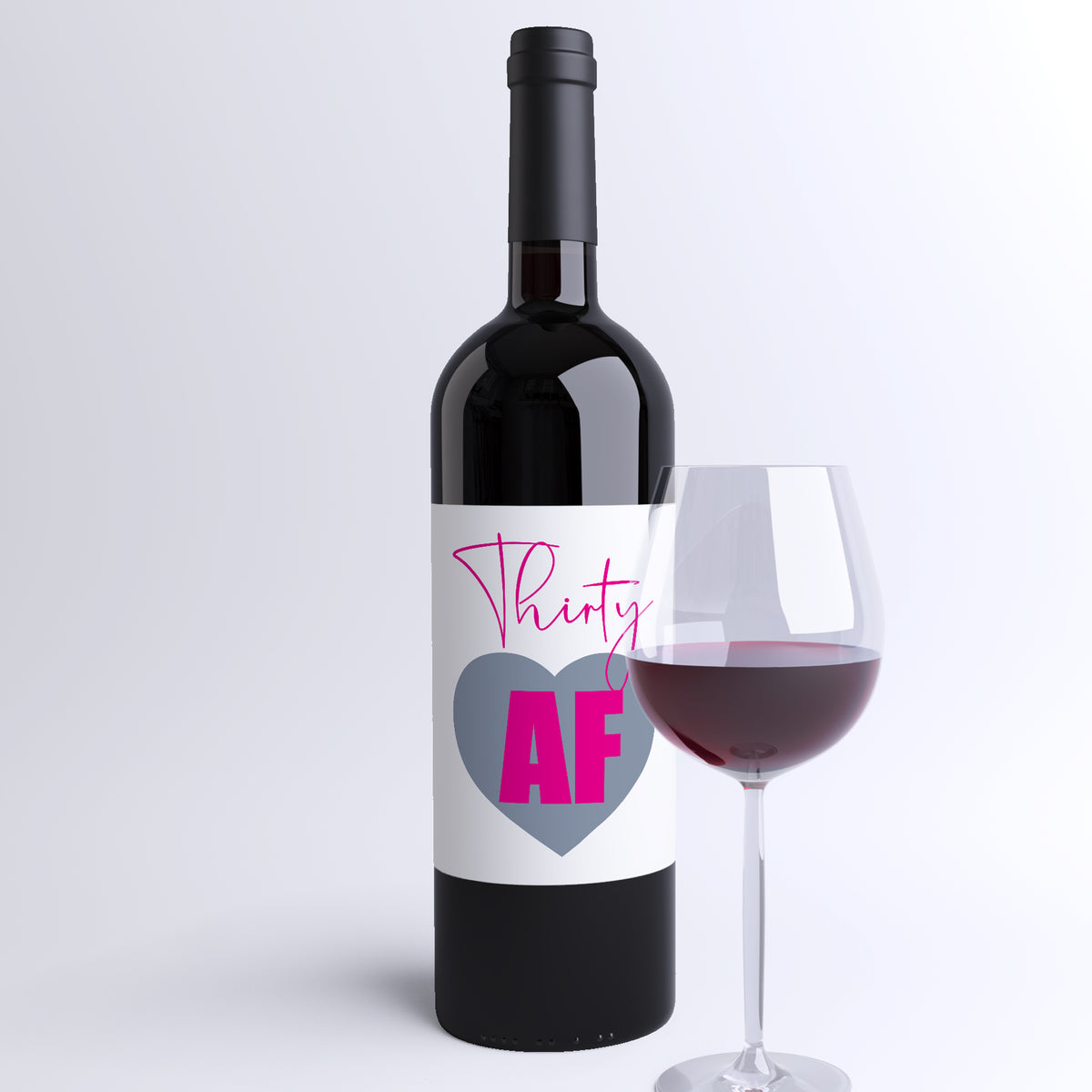Slayin' Since '89 30th Birthday Wine Labels, Pack of 4