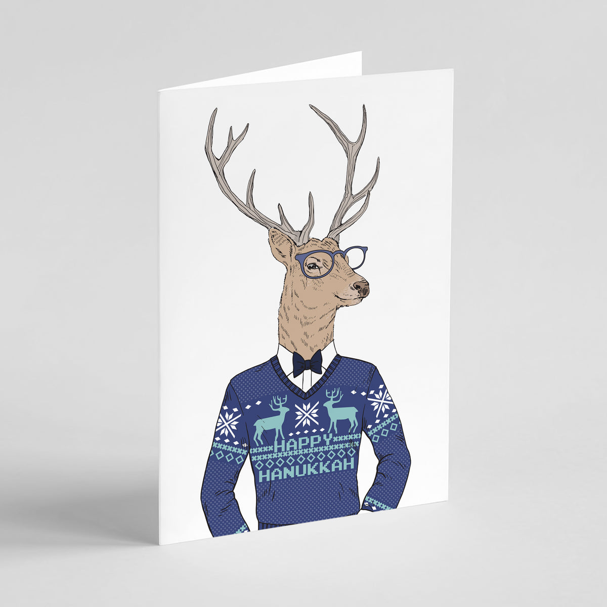 Funny Hanukkah Greeting Cards, Set of 24
