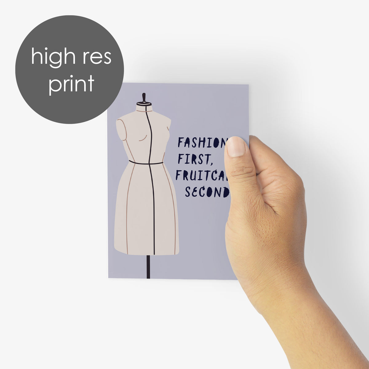 Fashion Designer Christmas Cards, Set of 24