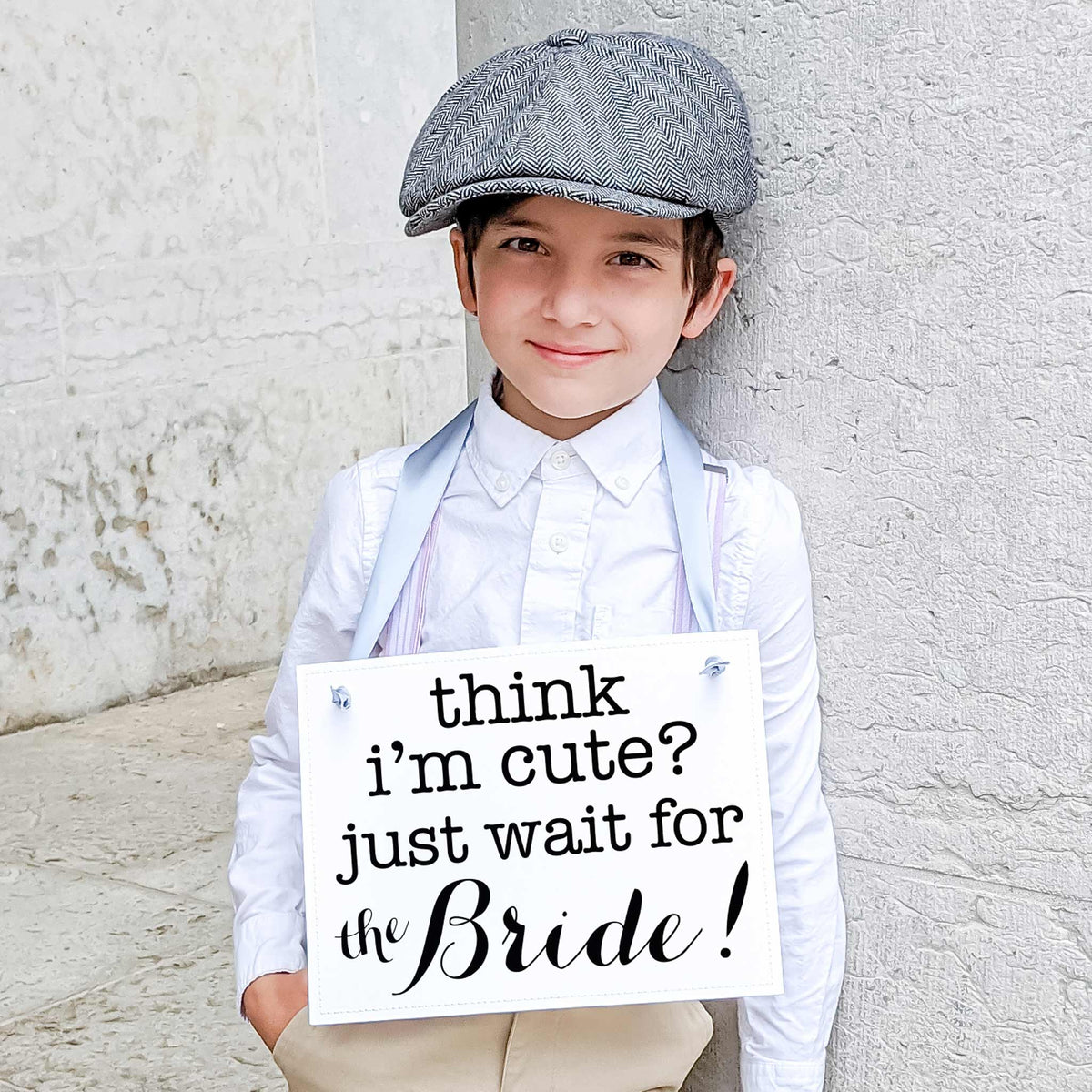 Think I'm Cute? Just Wait for the Bride Sign